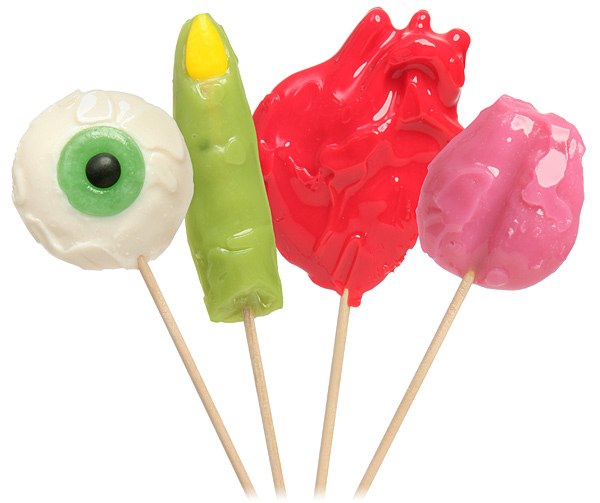 Gory-Body-Parts-Lollipop-Set